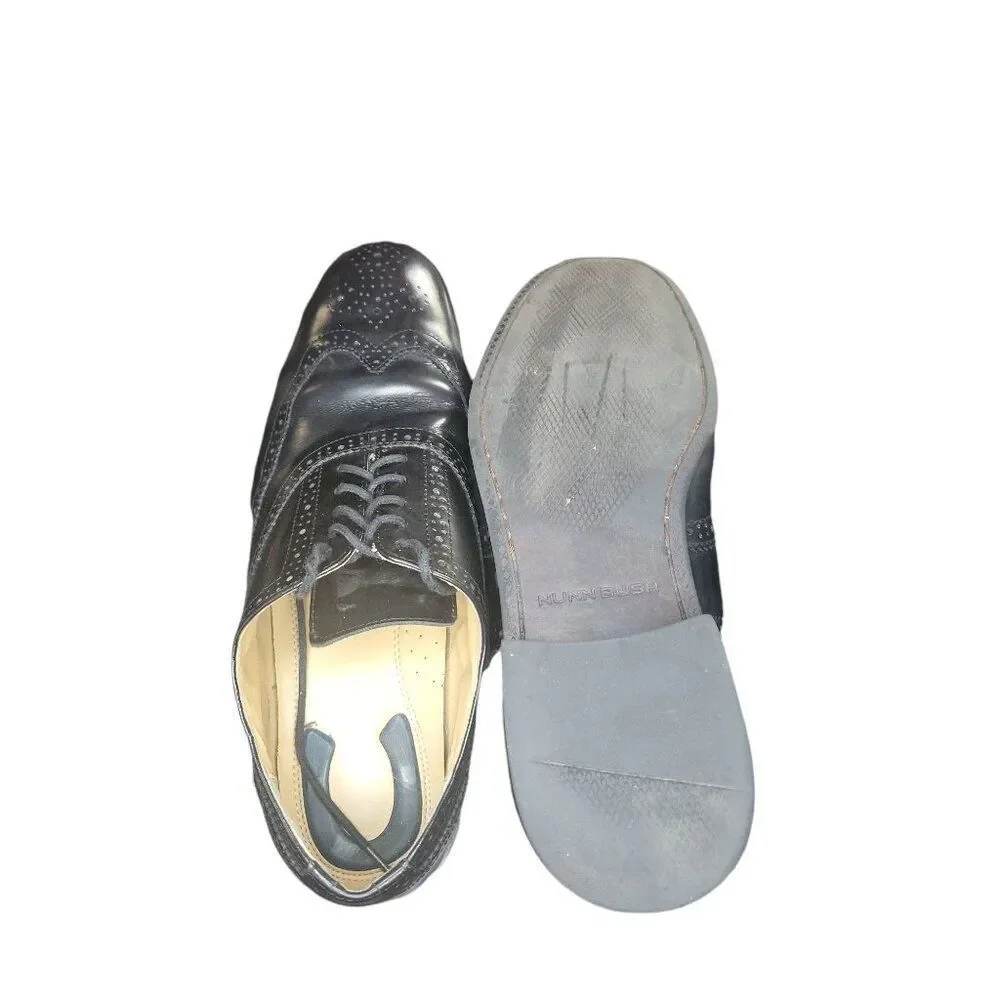 Nunn Bush Oxford Shoes Men‎ Sz 11.5M Black Leather Lace Up Formal Workwear